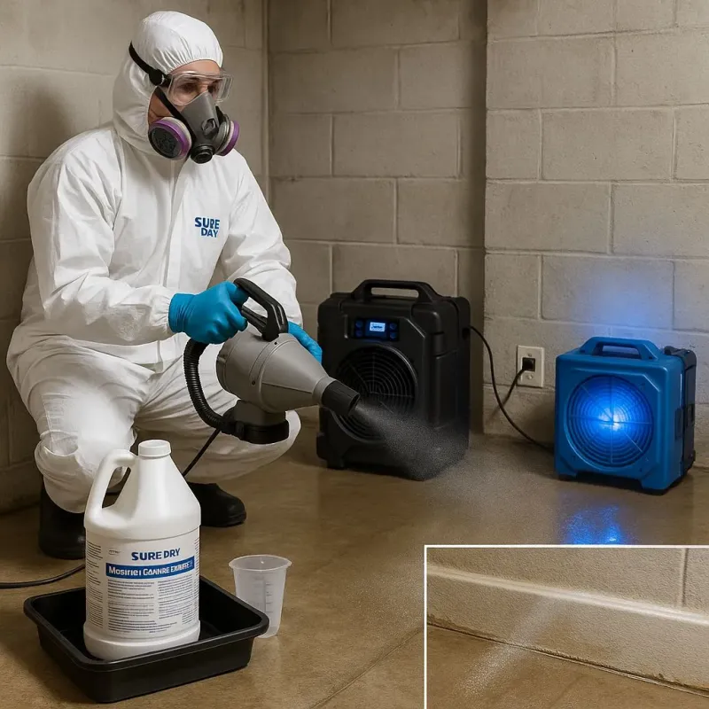 Sanitization and Odor Removal process in City of Falls Church, VA